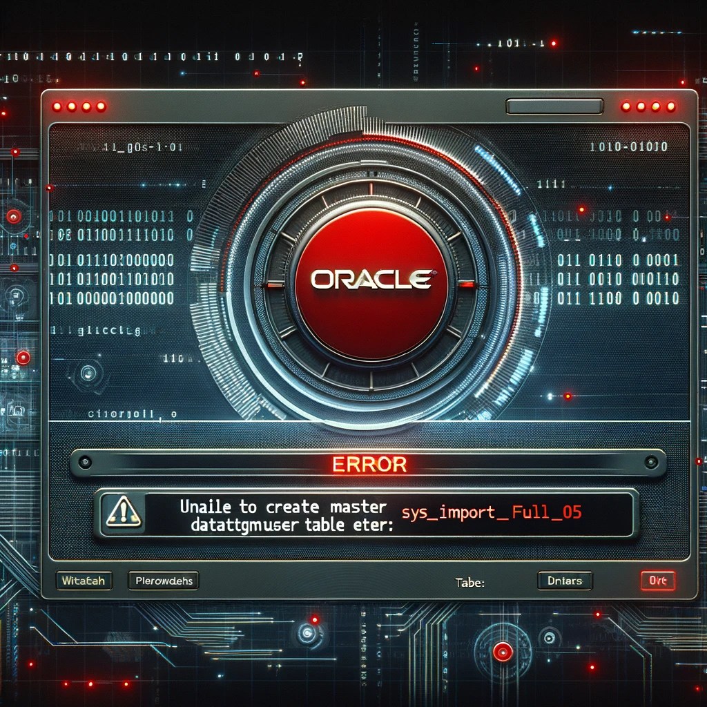Fixing ORA-31633: Unable to Create Master Table During Data Pump&nbsp;Import